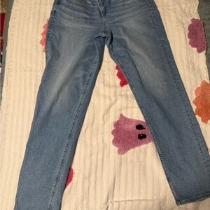American Eagle Outfitters Light Blue Straight Leg Jeans